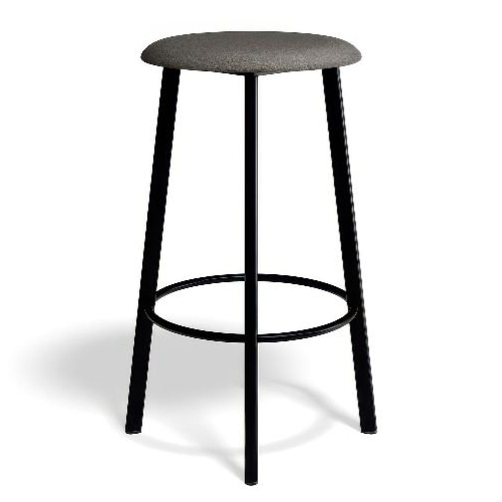 Atlas Bar Stool - Black gallery detail image