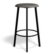 Atlas Bar Stool - Black gallery detail image