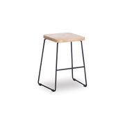 Hugo Low Stool -  Natural Seat - 46cm Round gallery detail image