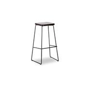 Hugo Bar Stool -  Black Seat - 68cm Square Seat gallery detail image