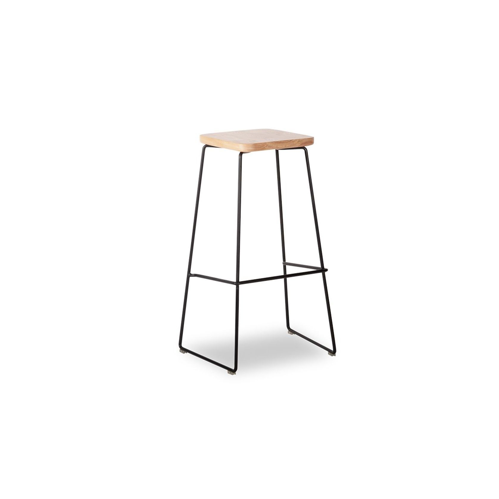 Hugo Bar Stool -  Natural Seat - 68cm Square Seat gallery detail image