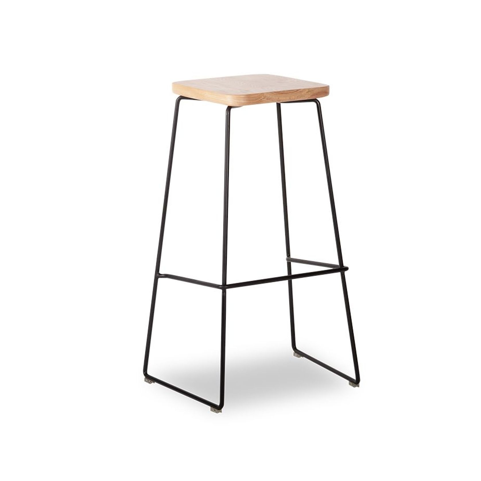 Hugo Bar Stool -  Natural Seat - 68cm Square Seat gallery detail image