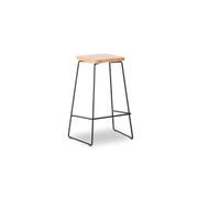 Hugo Bar Stool -  Natural Seat - 68cm Square Seat gallery detail image