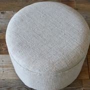 Antique French Linen Footstool gallery detail image