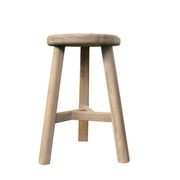 Coastline Aged Elm Round Stool gallery detail image