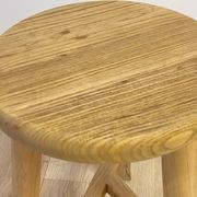 Heritage Elm Round Stool gallery detail image