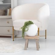 Coastline Aged Elm Baby Stool gallery detail image