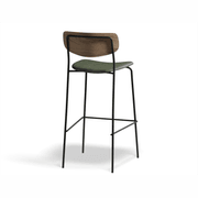 Rylie Stool Natural with Vegan Leather Seat gallery detail image