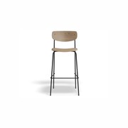 Rylie Stool - Natural Ash Seat and Backrest gallery detail image