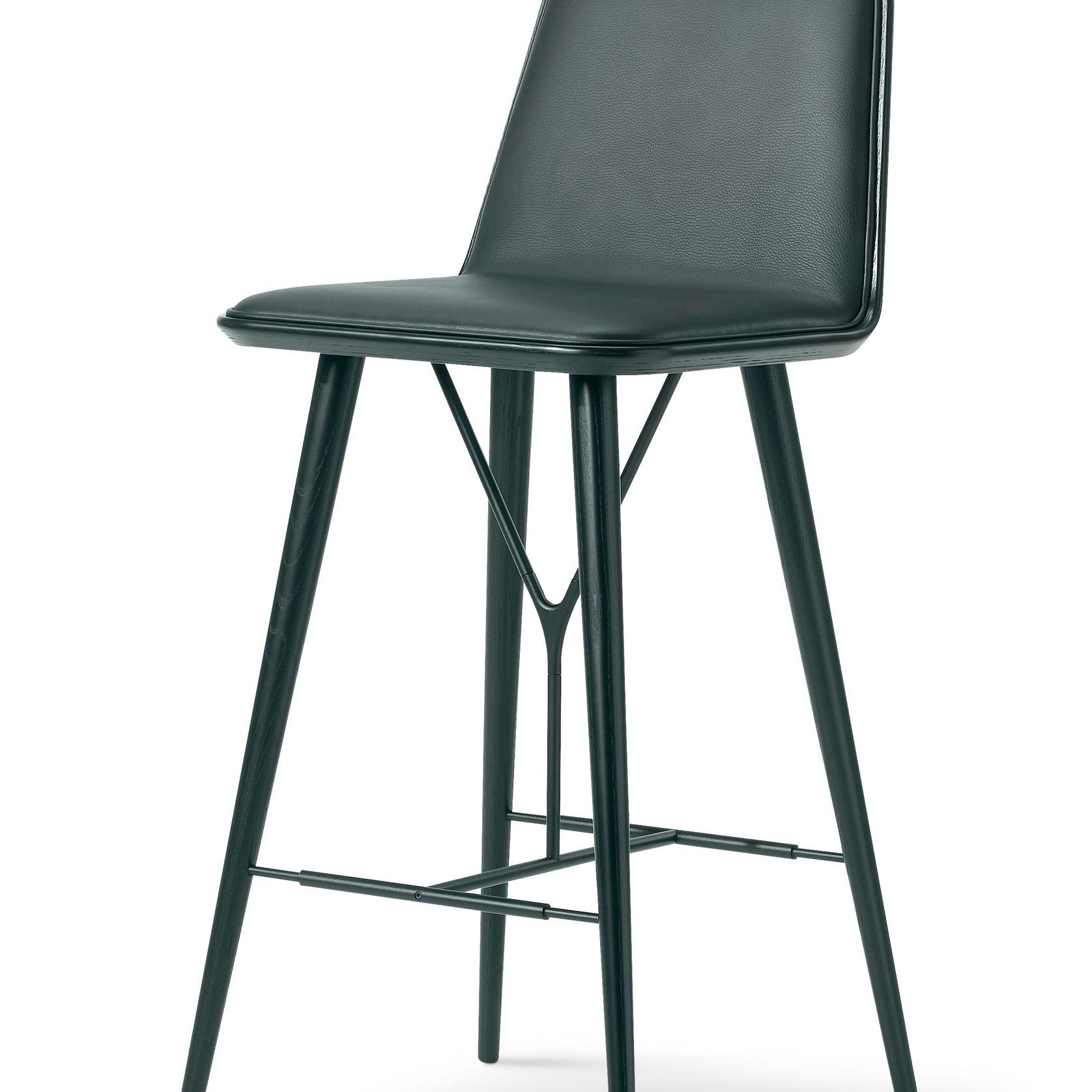 Spine Wood Stool Front Upholstery by Fredericia gallery detail image