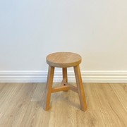 Reclaimed Teak Tripod Stool- Natural gallery detail image