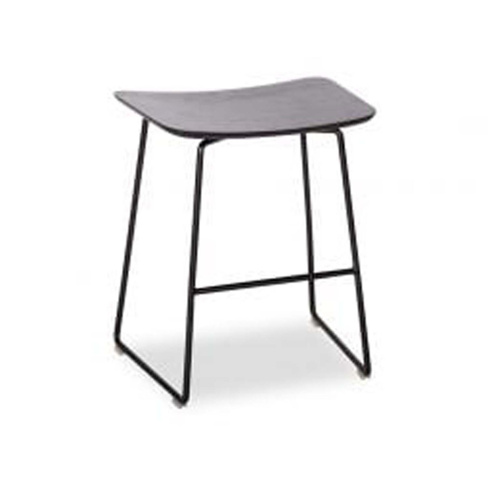 Winnie Low Stool - Black gallery detail image