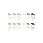 Pop Stool - White Frame and Shell Seat gallery detail image