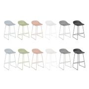 Pop Stool Black Frame and Black Shell Seat gallery detail image