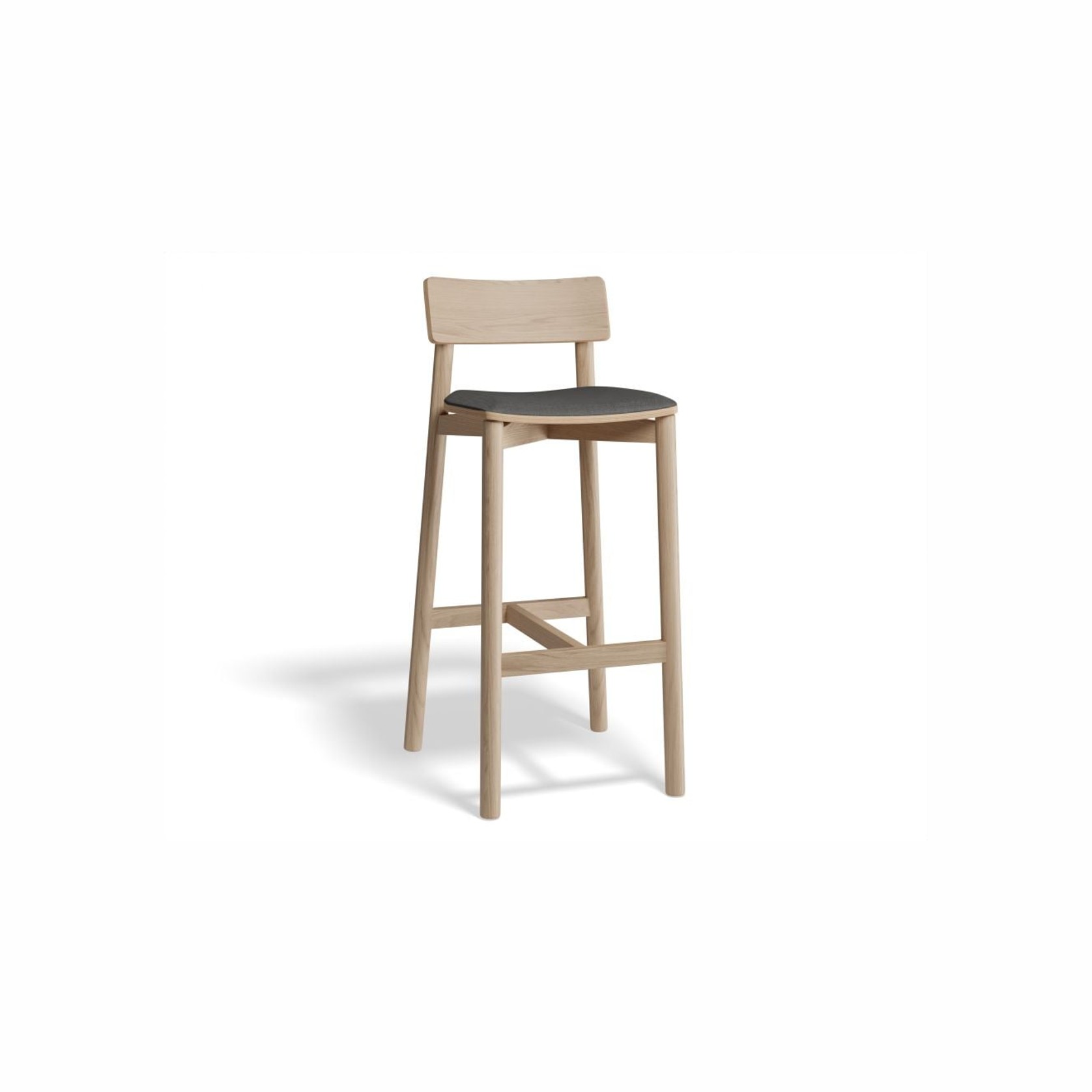Andi Stool - Natural with Pad gallery detail image