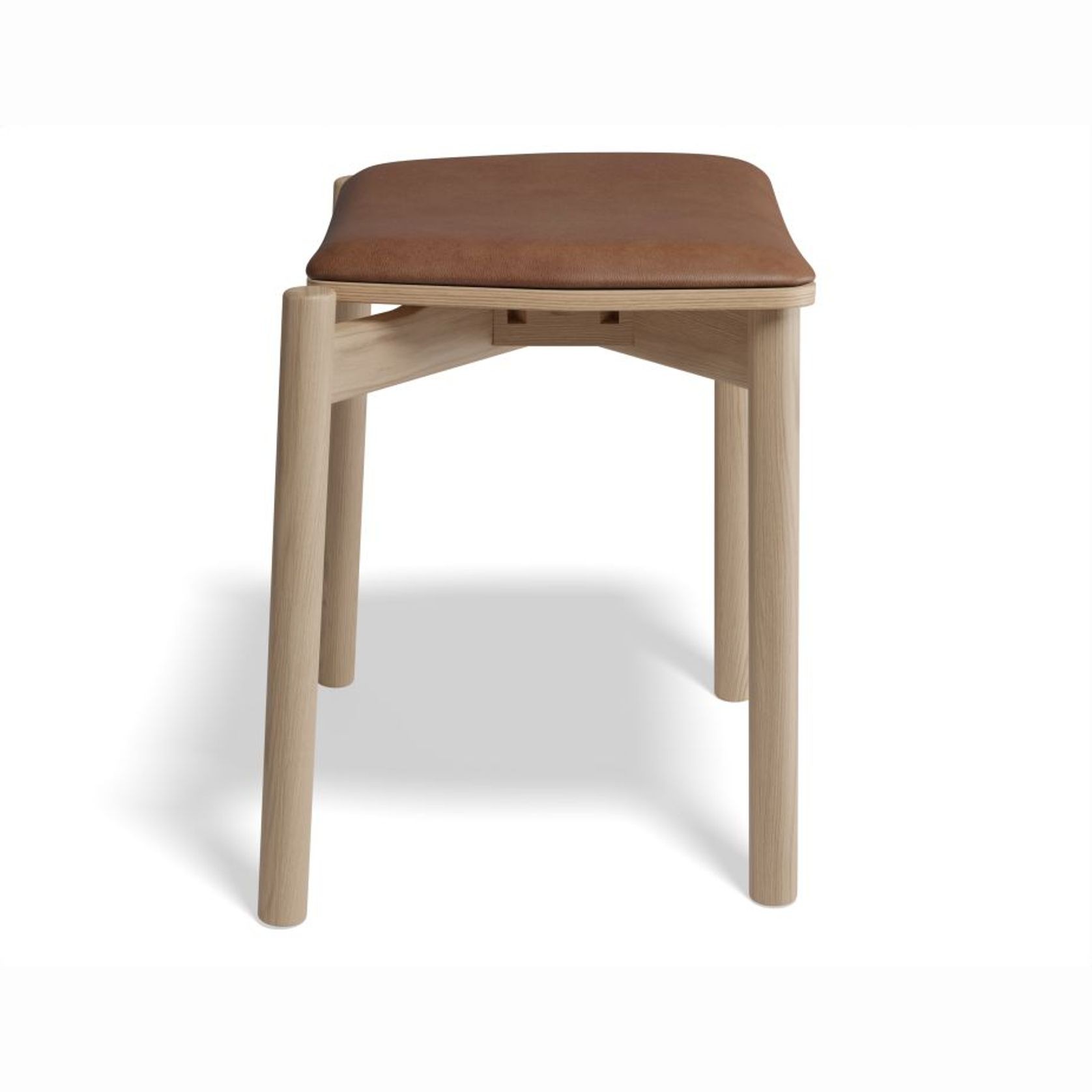 Andi Low Stool with Pad 45cm gallery detail image