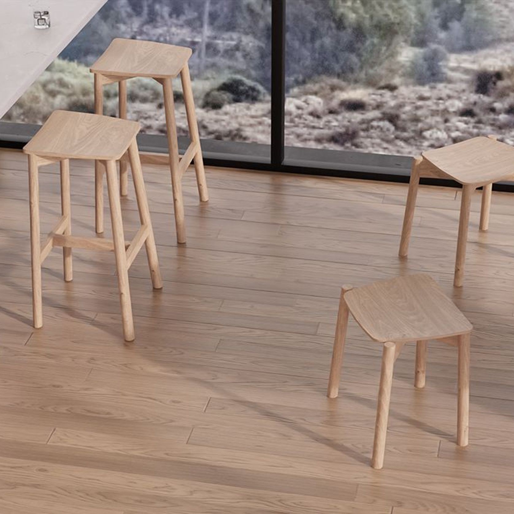 Andi Stool - Backless gallery detail image