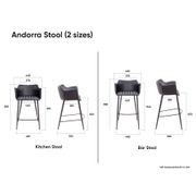 Andorra Bar Stool 65cm gallery detail image