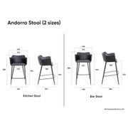 Andorra Bar Stool 75cm gallery detail image