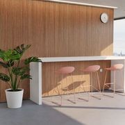 Pop Stool - Soft Pink Frame and Shell Seat gallery detail image