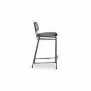 Archie Stool - Black - Black Pad - 68cm Seat Height (Kitchen Bench height) gallery detail image