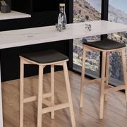 Andi Stool - Natural - Backless with Pad gallery detail image