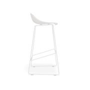 Pop Stool - White Frame and Shell Seat gallery detail image