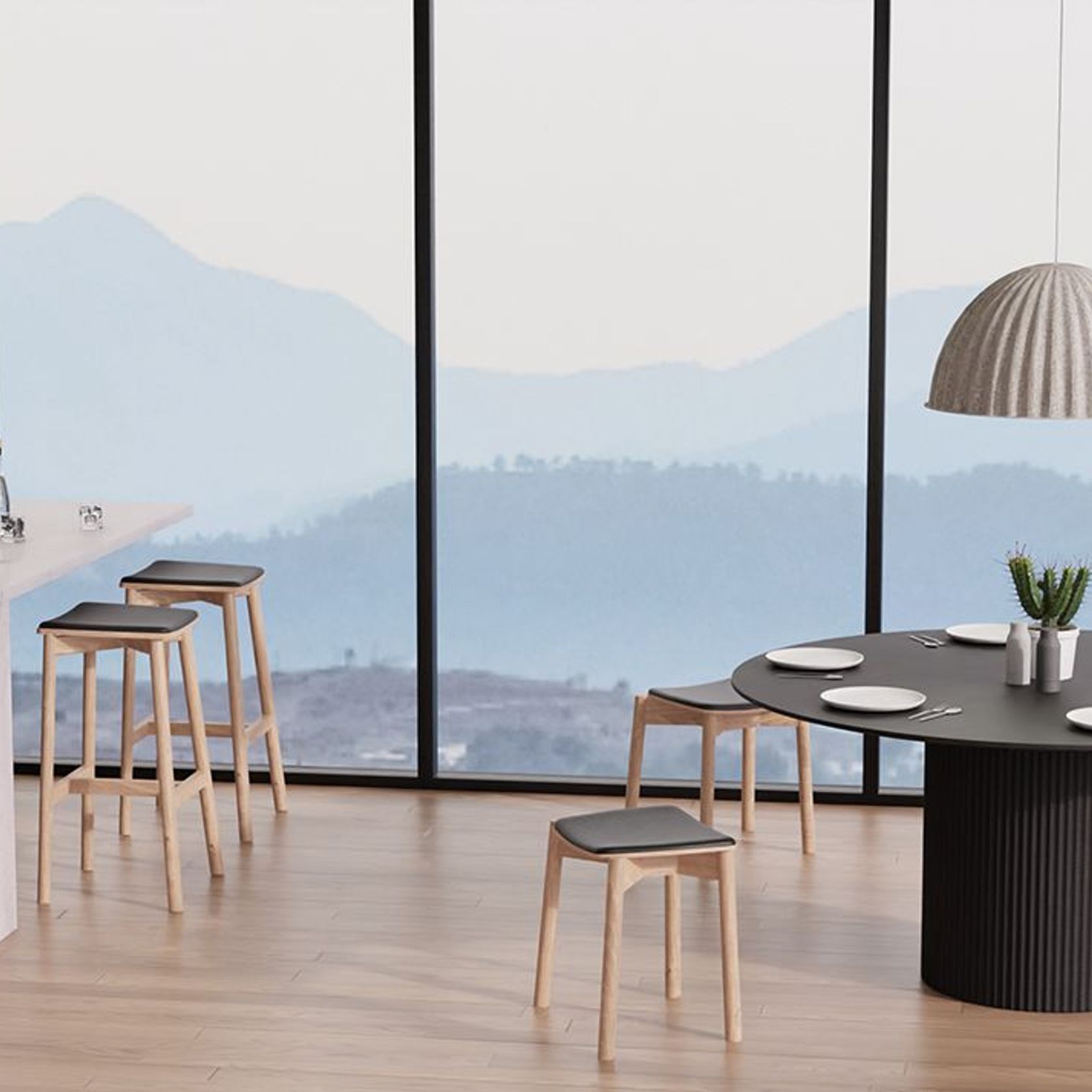 Andi Stool Backless with Pad gallery detail image
