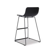 Umbria Stool -  Black Shell  - 77cm Commercial Bar Height gallery detail image