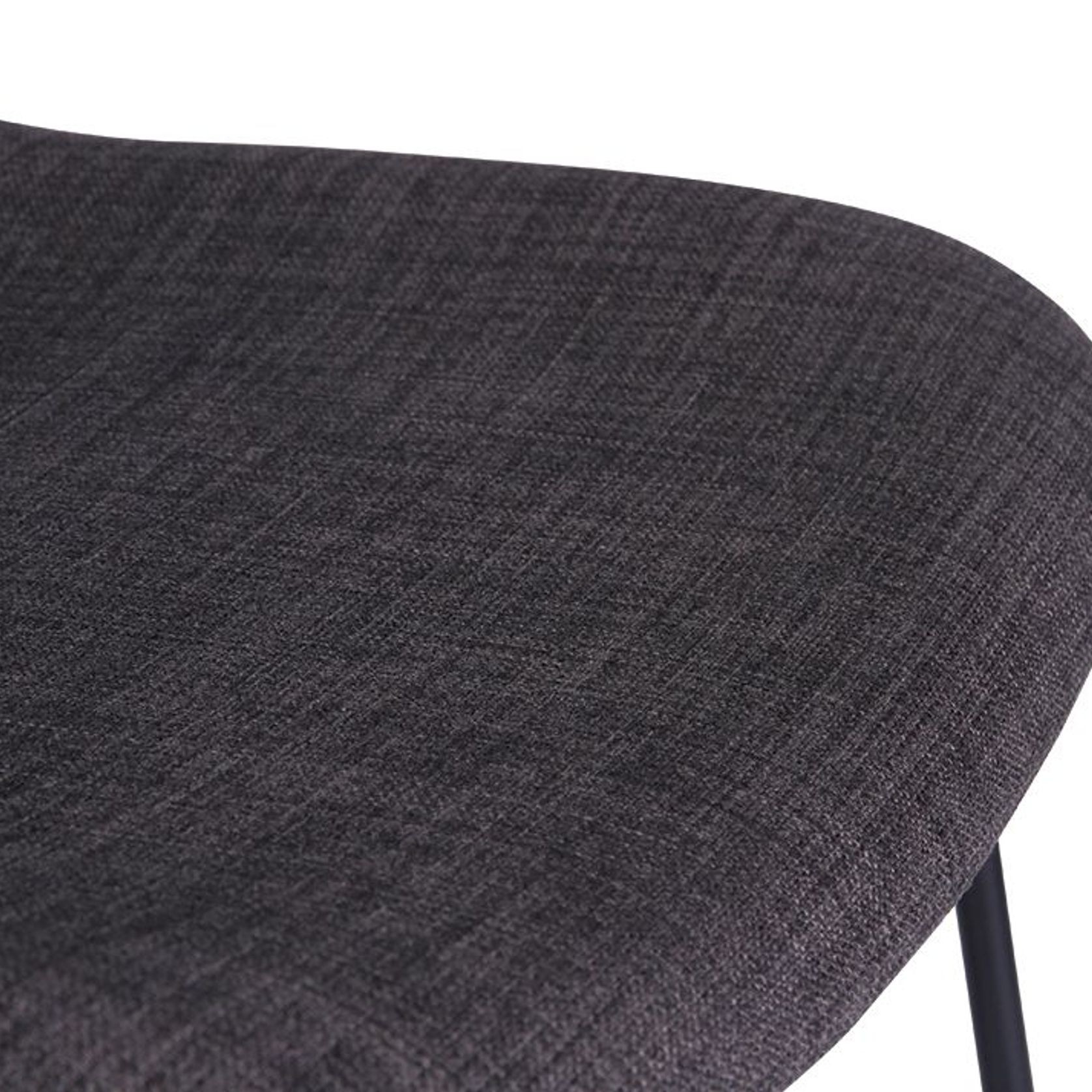 Umbria Stool -  Charcoal fabric - 77cm Commercial Bar Height gallery detail image
