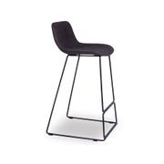 Umbria Stool -  Charcoal fabric - 77cm Commercial Bar Height gallery detail image