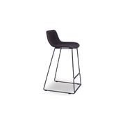 Umbria Stool -  Charcoal fabric - 77cm Commercial Bar Height gallery detail image