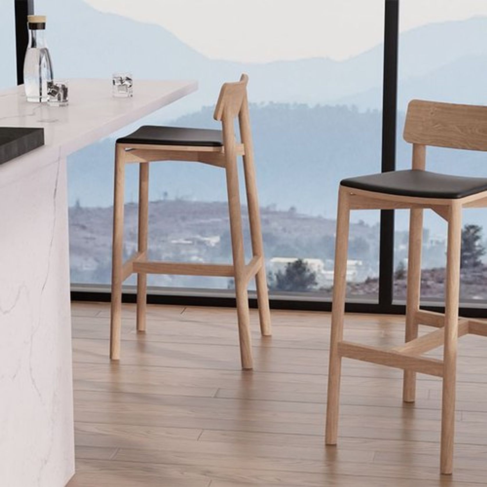 Andi Stool with Pad gallery detail image