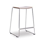 Ardent Stool - Brushed Steel - Natural gallery detail image