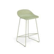 Pop Stool - Dusty Green Frame and Shell Seat gallery detail image