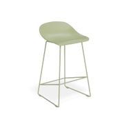 Pop Stool - Dusty Green Frame and Shell Seat gallery detail image