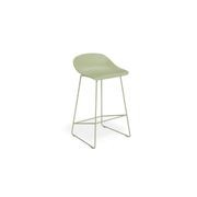 Pop Stool - Dusty Green Frame and Shell Seat gallery detail image