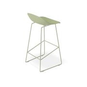 Pop Stool - Dusty Green Frame and Shell Seat gallery detail image