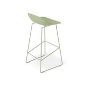 Pop Stool - Dusty Green Frame and Shell Seat gallery detail image