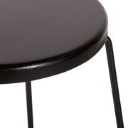 Hugo Bar Stool -  Black Seat - 78cm Round Seat gallery detail image