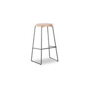 Hugo Bar Stool -  Natural Seat - 68cm Square Seat gallery detail image