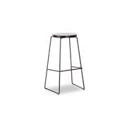 Hugo Bar Stool -  Black Seat - 68cm Square Seat gallery detail image