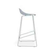 Pop Stool - Powder Blue Frame and Shell Seat gallery detail image