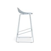 Pop Stool - Powder Blue Frame and Shell Seat gallery detail image