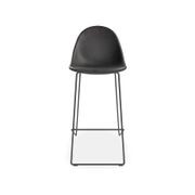 Pebble Stool Black Upholstered Vintage Seat gallery detail image