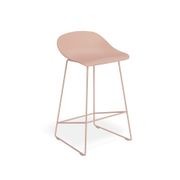 Pop Stool - Soft Pink Frame and Shell Seat gallery detail image