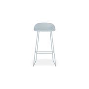 Pop Stool - Powder Blue Frame and Shell Seat gallery detail image
