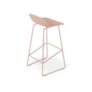 Pop Stool - Soft Pink Frame and Shell Seat gallery detail image