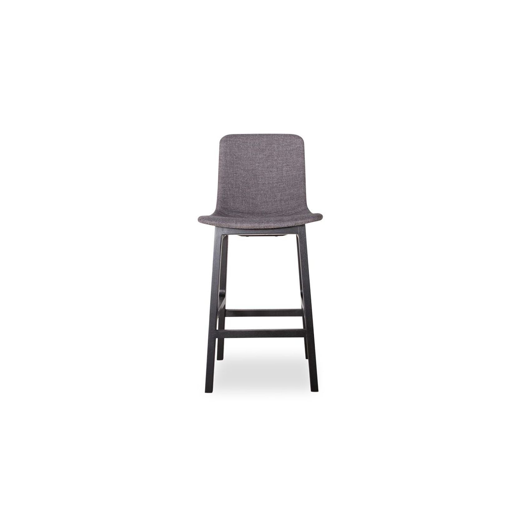 Ara Stool - Black - Charcoal Fabric - 74cm Bar/Counter Seat Height gallery detail image