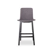 Ara Stool - Black - Charcoal Fabric - 74cm Bar/Counter Seat Height gallery detail image